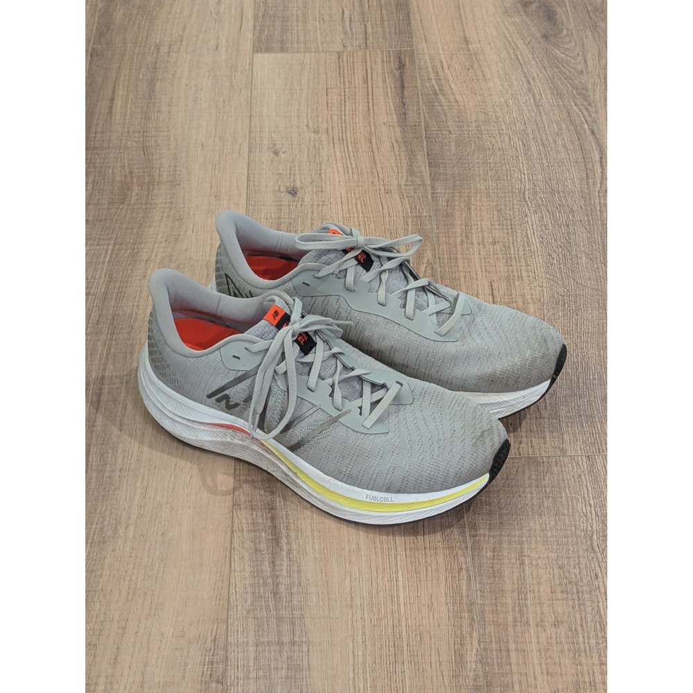 New Balance FuelCell Propel v4 Mens Running Shoes Gray Orange MFCXCR4 Size 12
